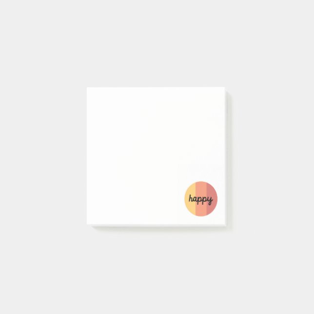 Notas Post-it® Cute Happy Notes (Anverso)