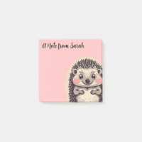 Cute Hedgehog Hedgie Personalizado Textos