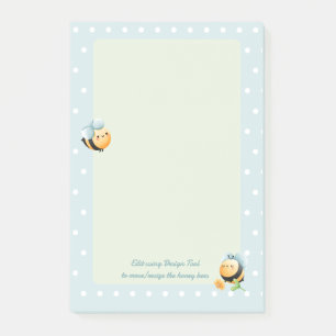 Notas Post-it® Cute Honey Bee Kids