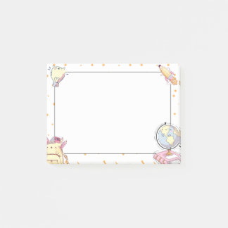 Notas Post-it® Cute Kawaii School Supplies Teacher Gift