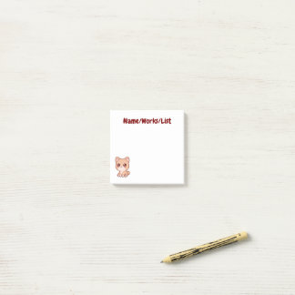 Notas Post-it® Cute Kawaii Shiba Inu Puppy Personalized