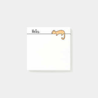 Notas Post-it® Cute Lazy Cat 'Notes'