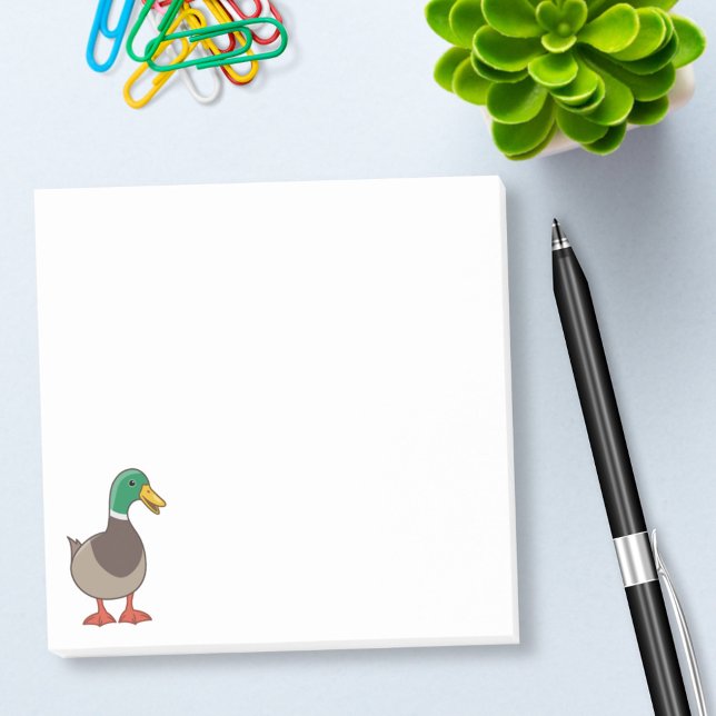 Notas Post-it® Cute Mallard Duck (Subido por el creador)