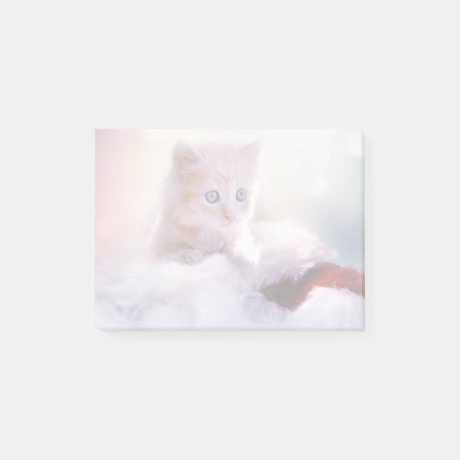Notas Post-it® Cute Navidades Kitten (Anverso)