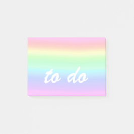 Notas Post-it® Cute Pastel Arcoiris para hacer