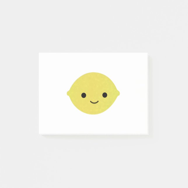 Notas Post-it® Cute Personalizado Lemon (Anverso)