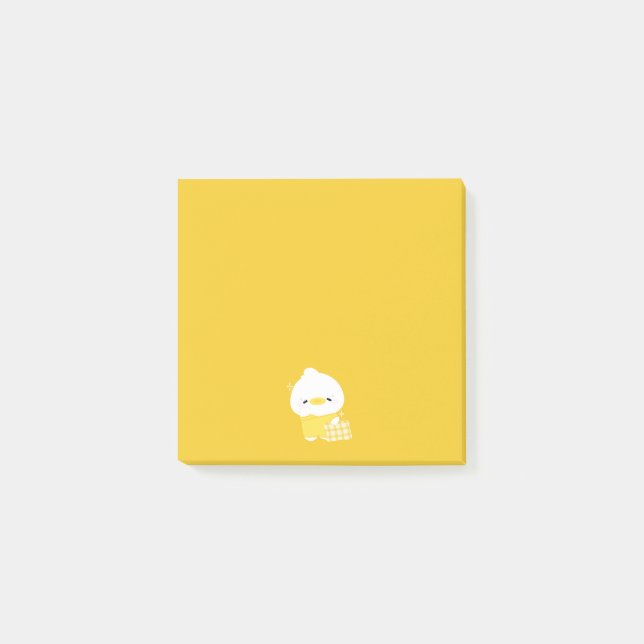 Notas Post-it® Cute Sleepy Duck (Anverso)
