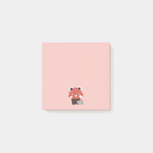 Notas Post-it® Cute Sleepy Red Panda