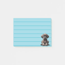 Notas Post-it® Cuto gran dane puppy