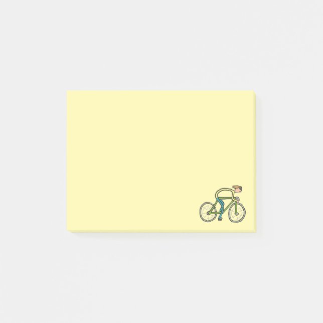 Notas Post-it® Cycling Stickman (Anverso)