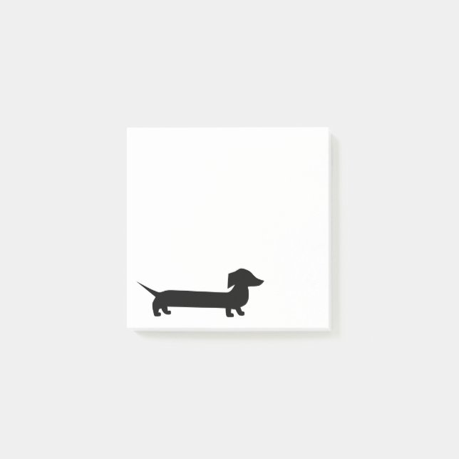 Notas Post-it® Dachshund de encargo lindo del color (Anverso)