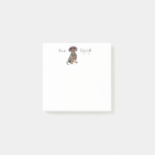 Notas Post-it® Dachshund del verano