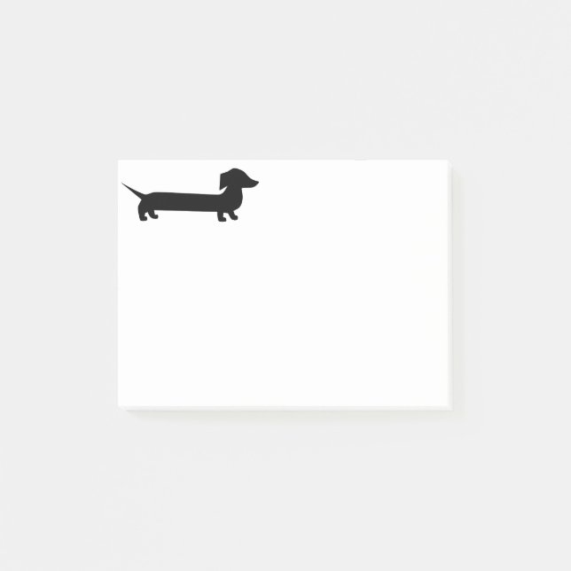 Notas Post-it® Dachshund lindo (Anverso)