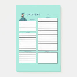 NOTAS POST-IT® DAILY PLAN NURSE