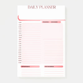 Notas Post-it® Daily Planner Post anota Pad