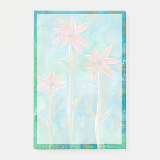 Notas Post-it® Dainty Daisies III (Anverso)