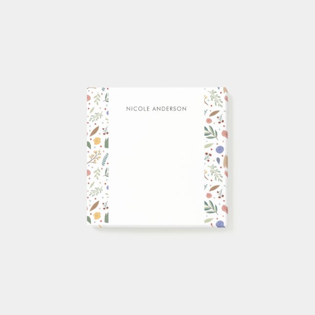 Notas Post-it® Dainty Floral (Anverso)