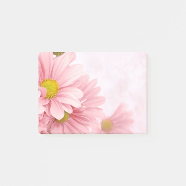 Notas Post-it® Daisies rosados post-it-Notes (Anverso)