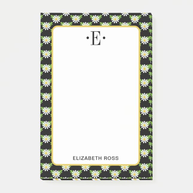Notas Post-it® Daisy Monogram (Anverso)