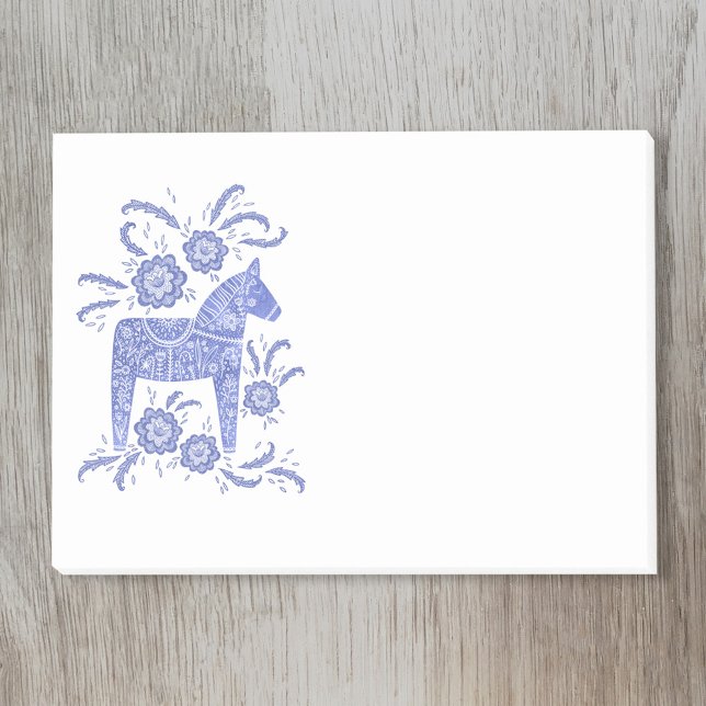 Notas Post-it® Dala Escandinavia Horse Blue (Subido por el creador)