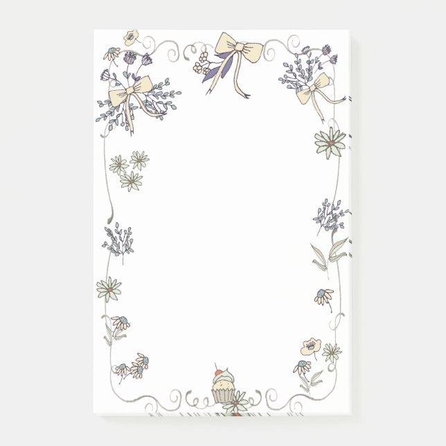 Notas Post-it® Dalia de primavera caprichosa (Anverso)