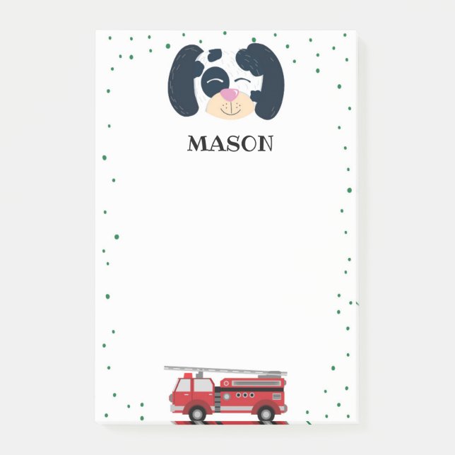 Notas Post-it® Dalmatian Post It Note (Anverso)