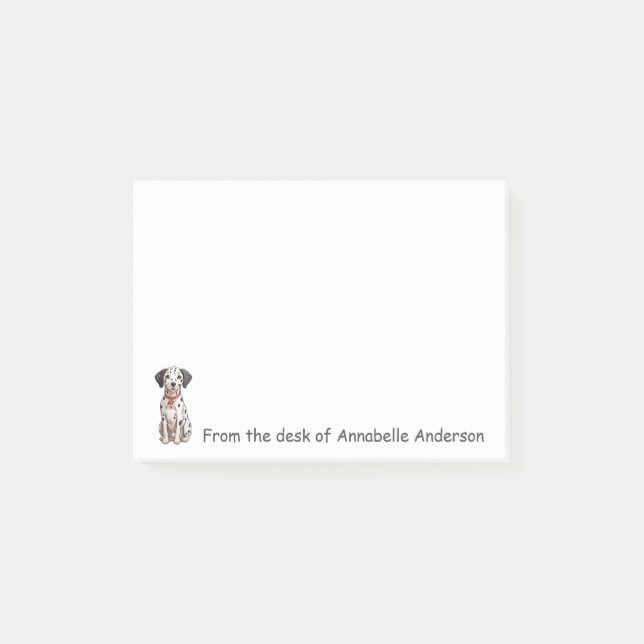 Notas Post-it® Dalmatian Puppy (Anverso)