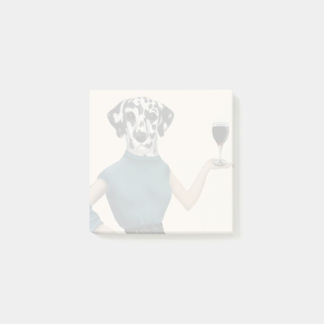 Notas Post-it® Dalmatian Wine Snob (Anverso)