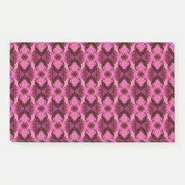 Notas Post-it® Damasco de corazón rosado