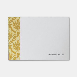 Notas Post-it® Damasco de oro