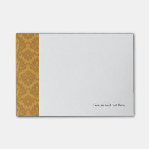 Notas Post-it® Damasco de oro de lujo