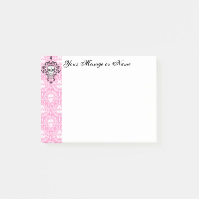 Notas Post-it® Damasco muerto - Personalizado Sugar Skull Post-it (Anverso)