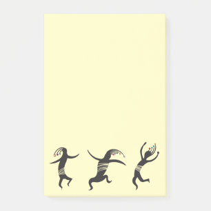 Notas Post-it® Dancing Kokopelli del Sudoeste