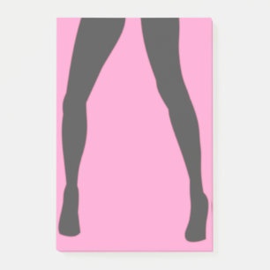 Notas Post-it® Dancing Lady Post-it® Notes Pink or Choose Color