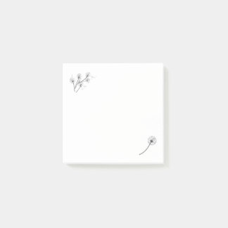 Notas Post-it® Dandelion soplando en el viento