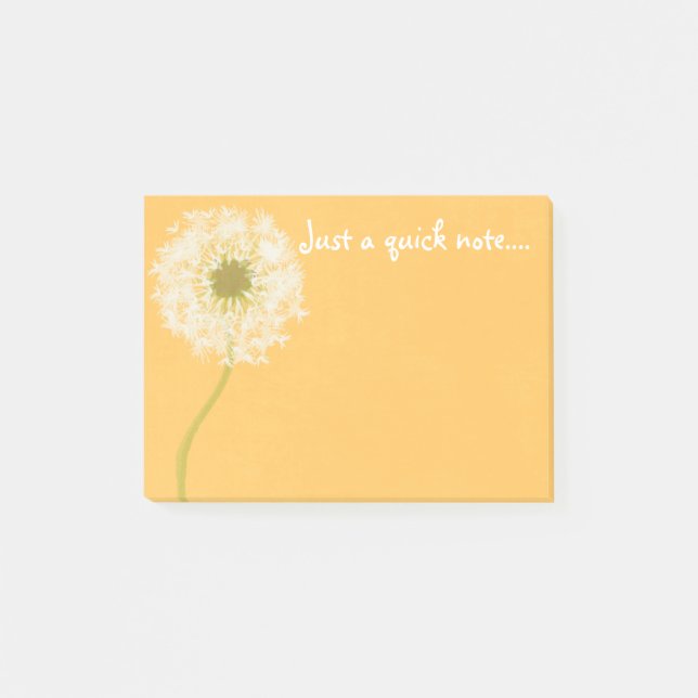 Notas Post-it® Dandelions en Sunny Day Post-it notes (Anverso)