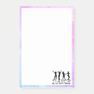 Notas Post-it® Danza de los bailarines de la silueta