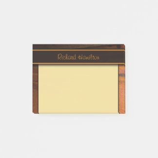 Notas Post-it® Dark Baltic Pine Faux Woood Small Post-it® Notes