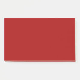Notas Post-it® Dark Candy Apple Red Solid Color