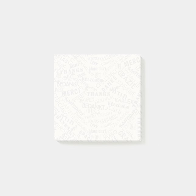 Notas Post-it® de agradecimiento (Anverso)