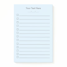 Notas Post-it® de Blue Gray Dated