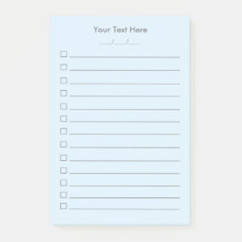 Notas Post-it® de Blue Gray Dated