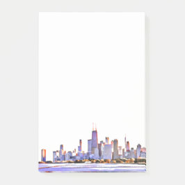 Notas Post-it de Chicago Skyline Post-it