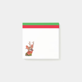 Notas Post-it de Corgi Dog Navidades
