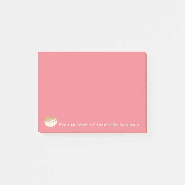 Notas Post-it de Cute Chubby Hamster (Anverso)