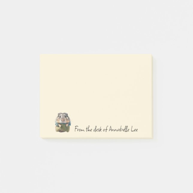 Notas Post-it de Cute Hamster (Anverso)