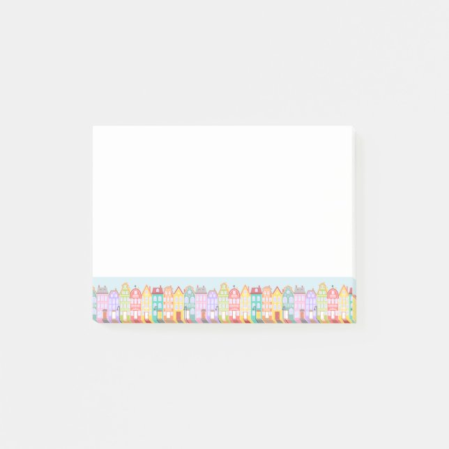 Notas Post-it® de Cute Personalizado Old Town (Anverso)