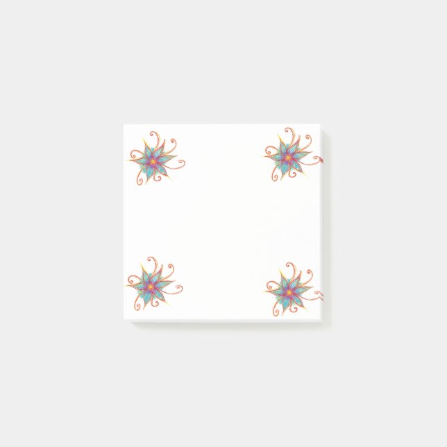 Notas Post-it de globo de aire caliente (Anverso)