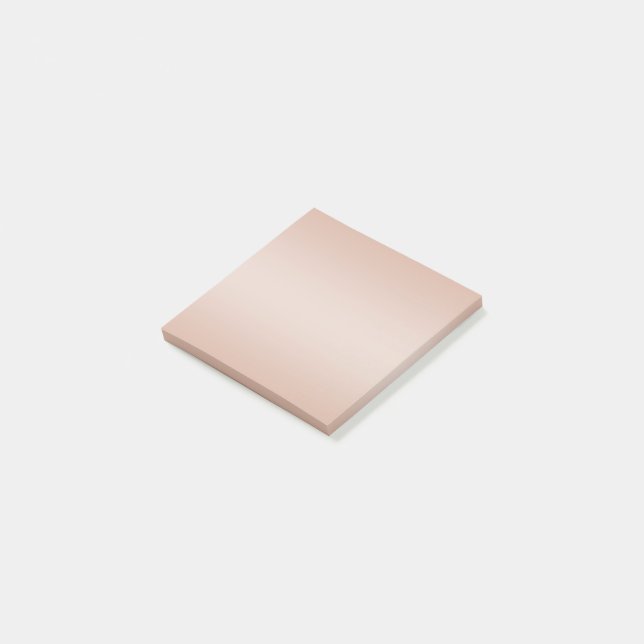 Notas Post-it de gradiente Rosa claro (En perspectiva)
