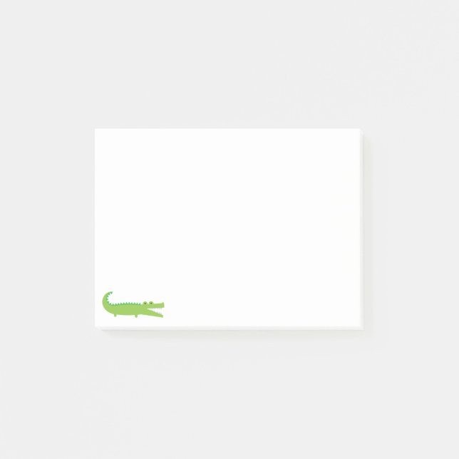 Notas Post-it de Green Alligator (Anverso)